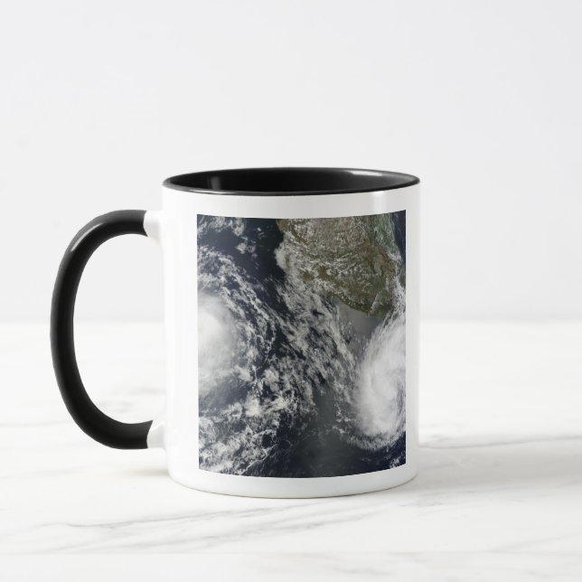 Tropical Storms Blas and Celia Mug (Left)