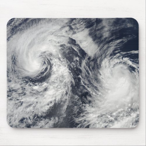 Tropical storms Boris and Cristina Mouse Pad