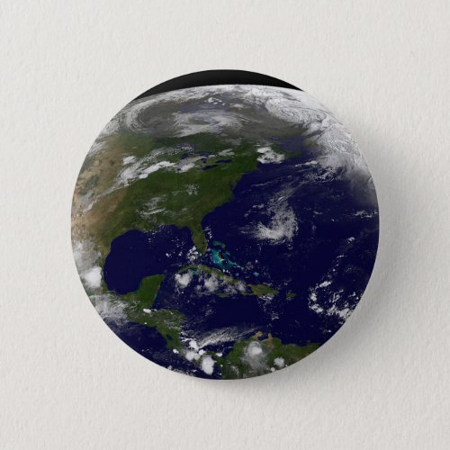 Tropical Storms On Planet Earth Button