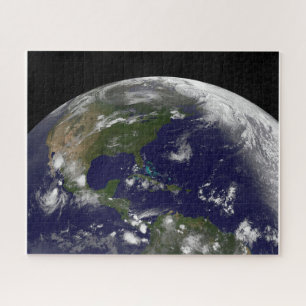 Tropical Storms On Planet Earth. Jigsaw Puzzle