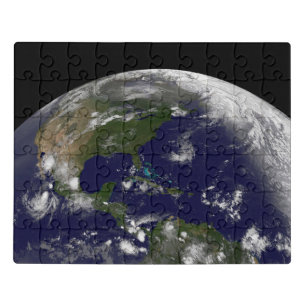 Tropical Storms On Planet Earth. Jigsaw Puzzle