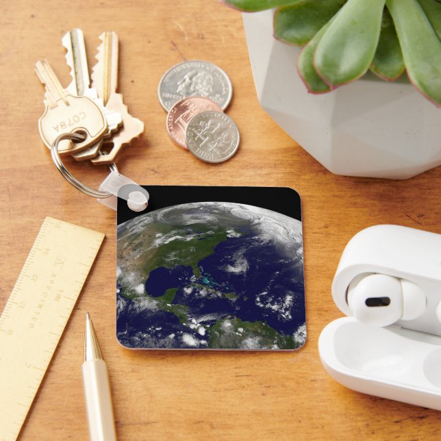 Tropical Storms On Planet Earth. Keychain (Desk)