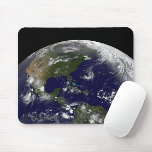 Tropical Storms On Planet Earth Mouse Pad