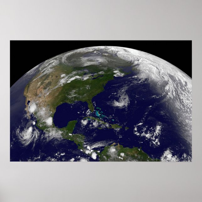 Tropical Storms On Planet Earth. Poster (Front)
