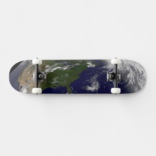 Tropical Storms On Planet Earth Skateboard