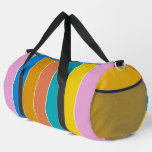 Tropical Striped Colors of Bonaire Duffle Bag