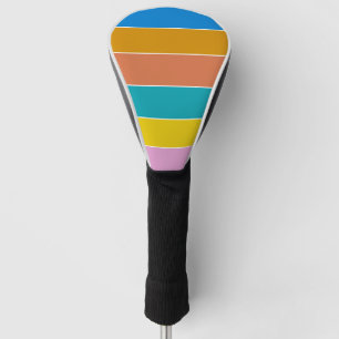 Tropical Striped Colors of Bonaire Golf Head Cover