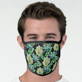 Tropical Succulents Face Mask (Worn Him)