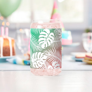 Tropical summer, autumn leaf glass patterns