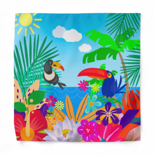 Tropical Summer Bandana