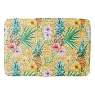 Tropical Summer Bathroom Mat