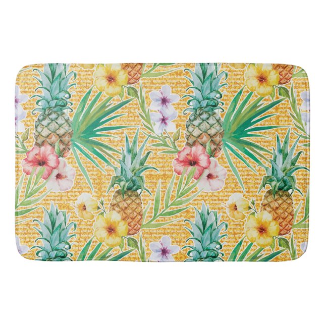 Tropical Summer Bathroom Mat (Front)