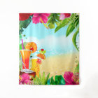 Tropical Summer Beach Drinks Aloha Luau Backdrop