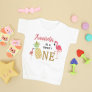 Tropical Summer Beach Luau Girls 1st Birthday Baby T-Shirt