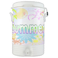 Tropical Summer Beverage Cooler