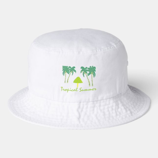 Tropical Summer Bucket Hat (Front)