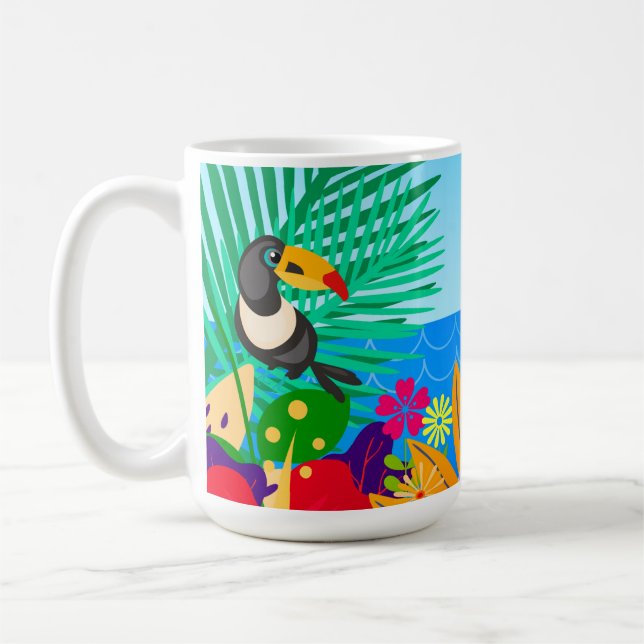 Tropical Summer Coffee Mug (Left)
