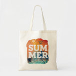 Tropical Summer Exotic Sunset Tote Bag