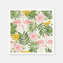 Tropical Summer Flamingo Napkin