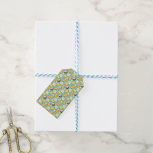 Tropical Summer Fruit Pattern Gift Tags