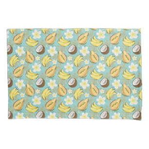 Tropical Summer Fruit Pattern Pillow Case