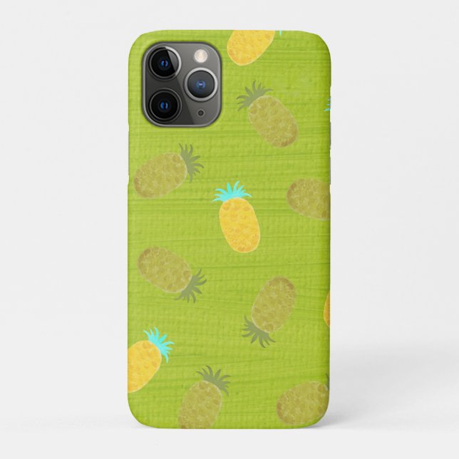 Tropical Summer Fruits Kiwi Green Case-Mate iPhone Case (Back)