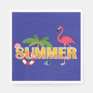Tropical Summer Fun Napkins