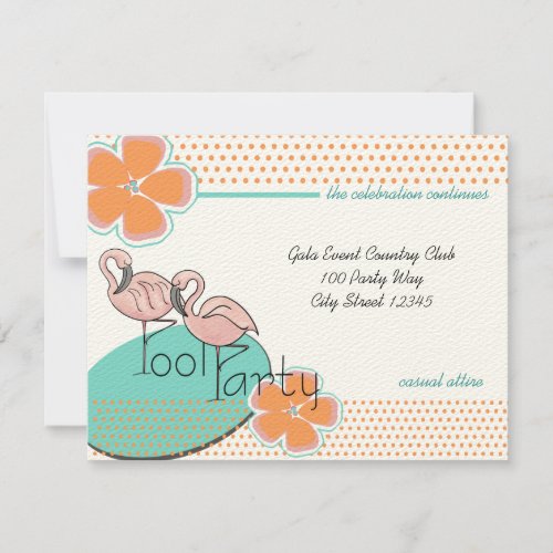 Tropical Summer Custom Announcements