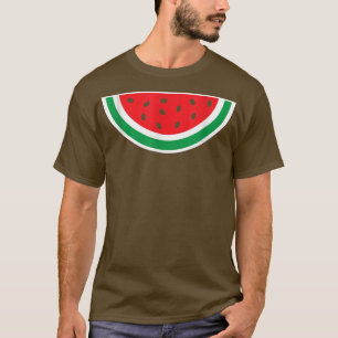 Tropical Summer Juicy Watermelon Summertime Vegan T-Shirt
