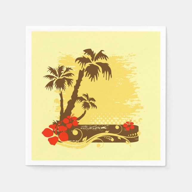 Tropical summer napkins (Front)