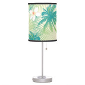 Tropical summer palm trees table lamp (Left)