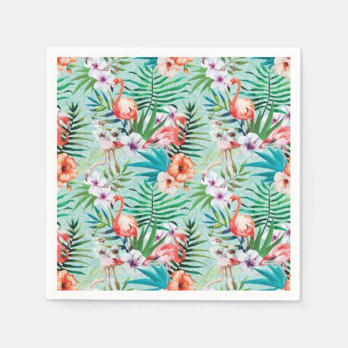 Tropical Summer Paper Napkins