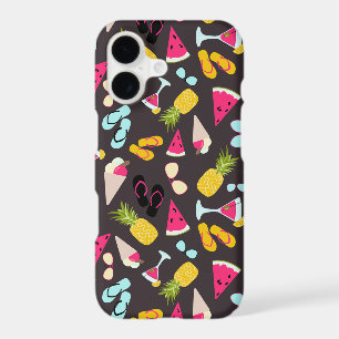 Tropical Summer pattern iPhone 17 Case