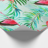 Tropical Summer pattern Wrapping Paper (Corner)