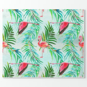 Tropical Summer pattern Wrapping Paper (Flat)