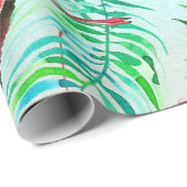 Tropical Summer pattern Wrapping Paper (Roll Corner)