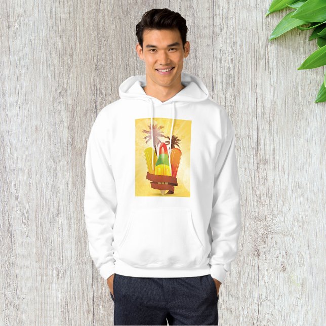 Tropical Summer Popsicle and Palm Trees Hoodie (Creator Uploaded)