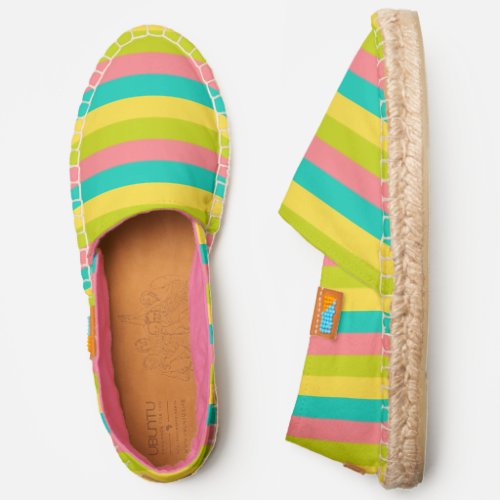 Tropical Summer Stripes Espadrilles