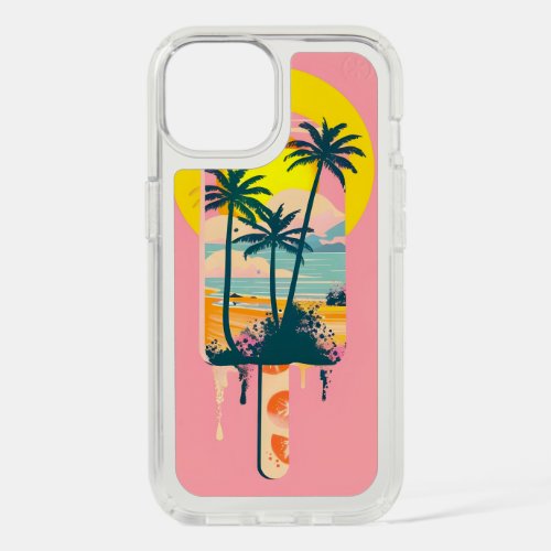 Tropical Summer Sunset Sweets Paradise iPhone 15 Case