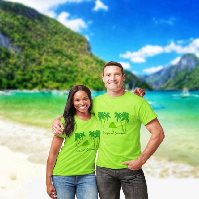 Tropical Summer T-Shirt (This Tropical Summer T-shirt, is universal, for matching summer wear!)