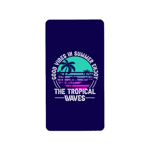 Tropical Summer Vibes-82646 Label (Front)
