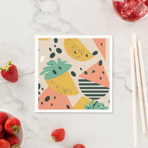 Tropical  Summer Vibes Napkins