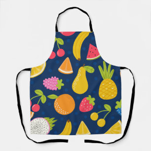 Tropical Summer Waves Beach Party Pattern Apron