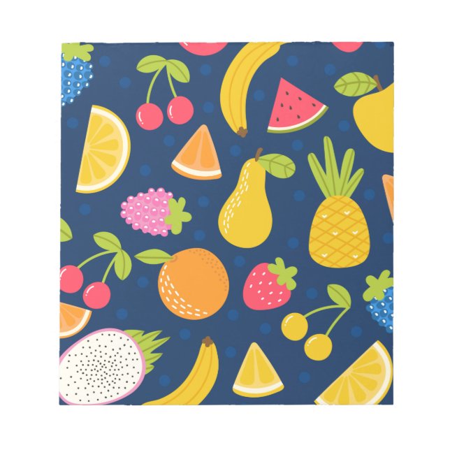  Tropical Summer Waves Beach Party Pattern    Notepad (Front)