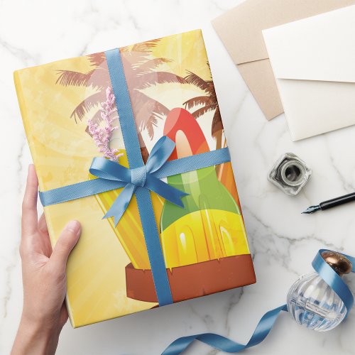 Tropical Summer Wrapping Paper