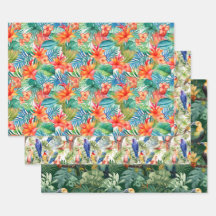 Tropical Summer wrapping paper