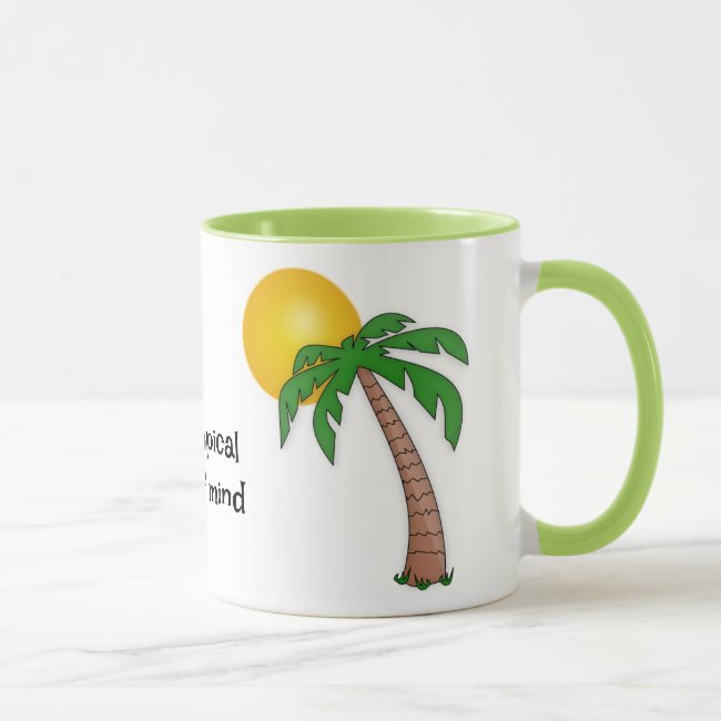 Tropical Sun Design Coffee Mug