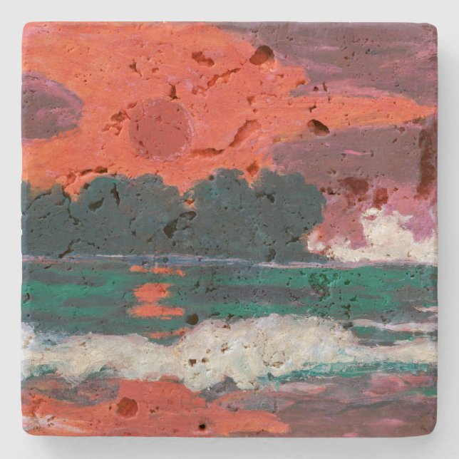 Tropical Sun | Emil Nolde | Stone Coaster (Front)