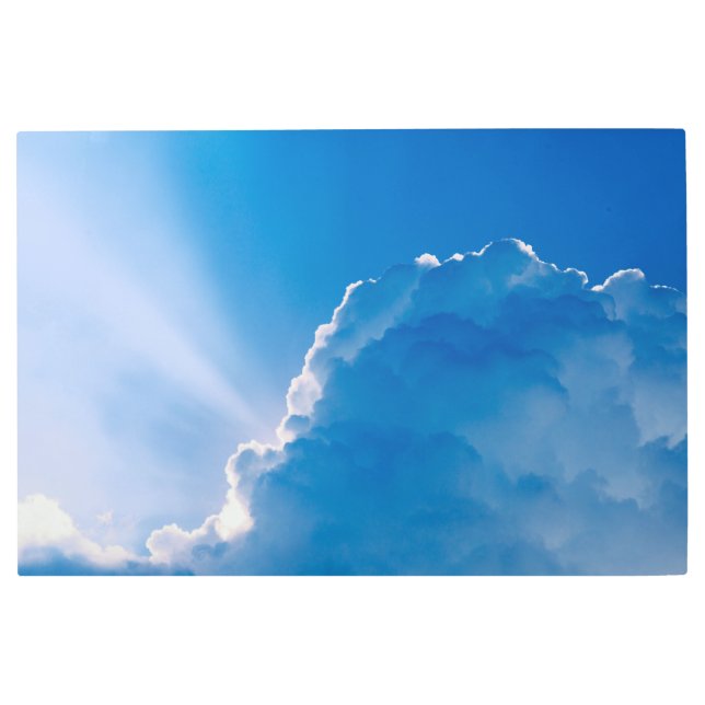 Tropical Sunrise Brilliant Riviera Maya Tulum Metal Print (Front)