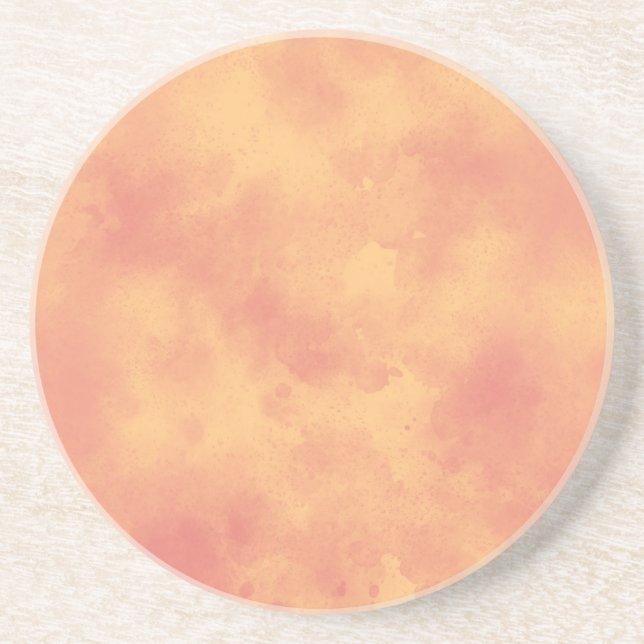 Tropical Sunrise Cloud Effect Sandstone  Coaster (Front)
